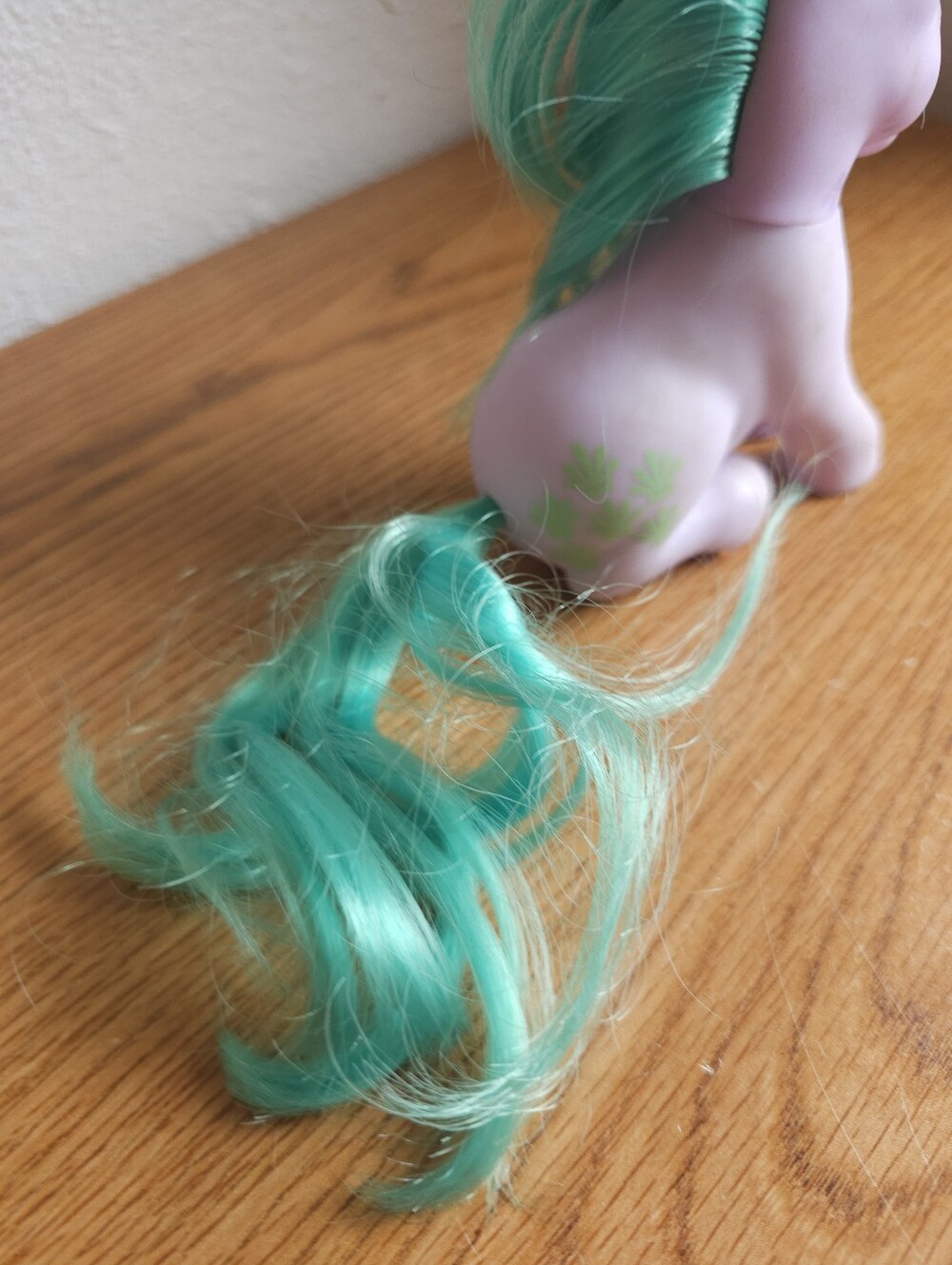 Vintage My Little Pony G1 Seashell Sitting 1983 Purple Green Faded Hair - Picture 12 of 14